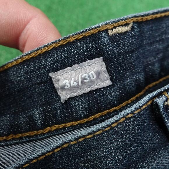 Ariat Rebar M4 Jeans Mens 34x30 Blue Relaxed Boot Workwear Carpenter Pockets - Picture 12 of 14
